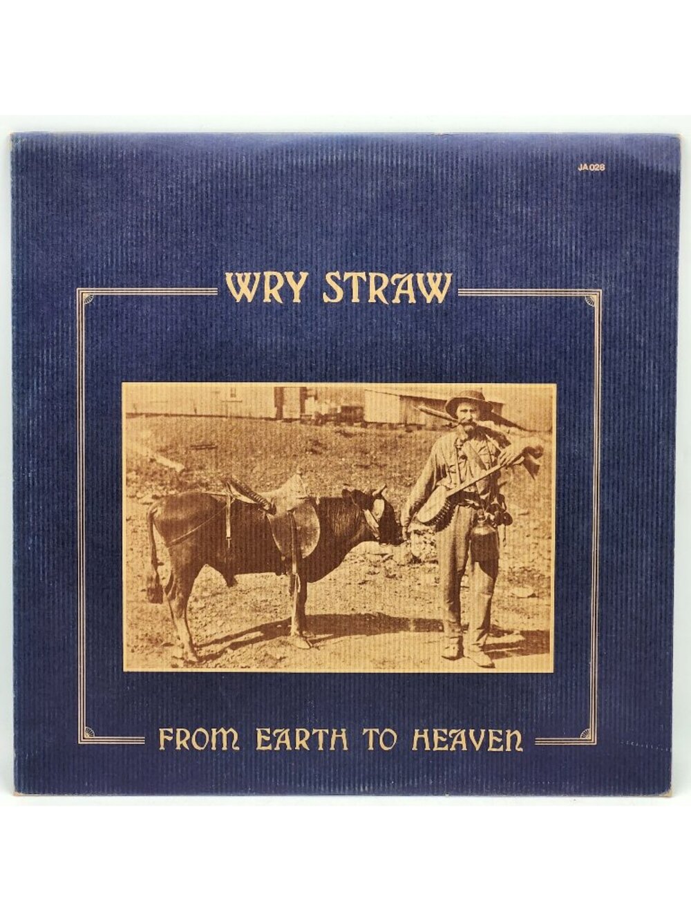 Wry Straw From Earth To Heaven Vinyl LP 1978 June Appal  JA 028